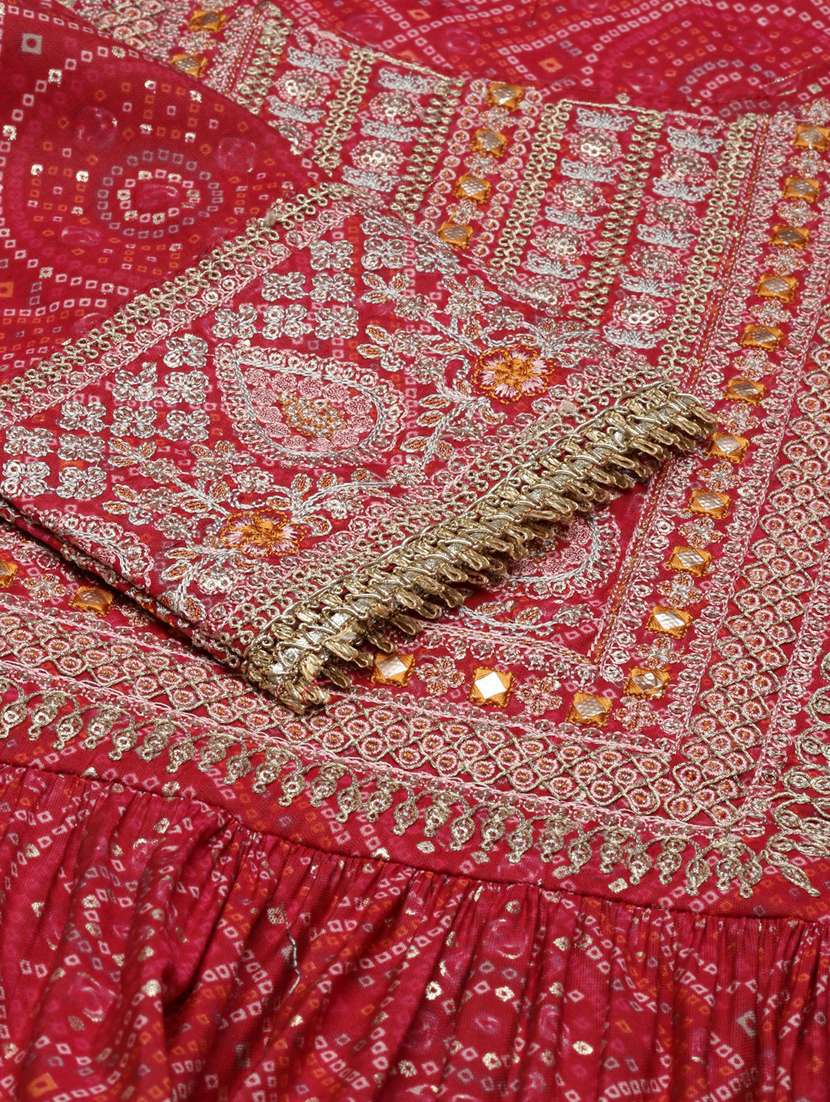 women three quarter sleeve kurta pant with dupatta set - 20251297 -  Standard Image - 8
