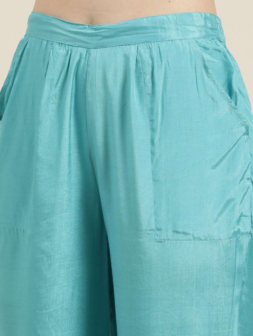 women stripes kurta pant set with dupatta - 20251301 -  Standard Image - 5