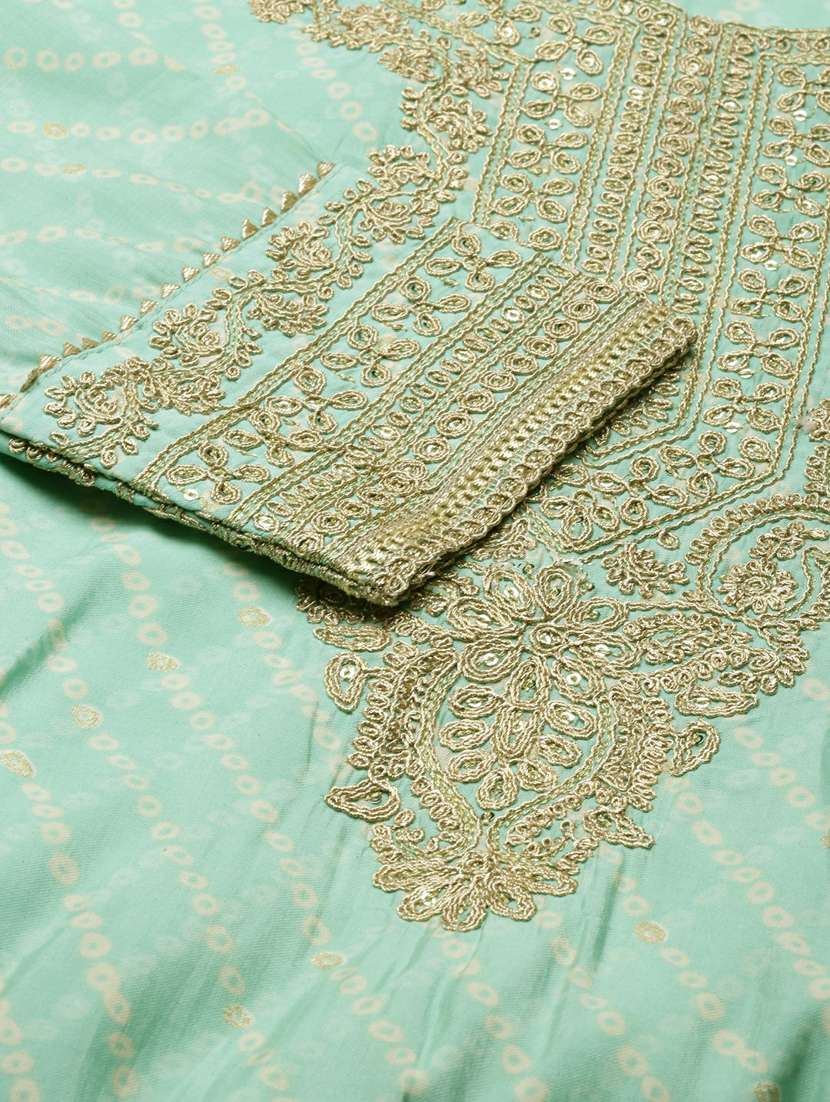 women bandhani kurta pant set with dupatta - 20251336 -  Standard Image - 8