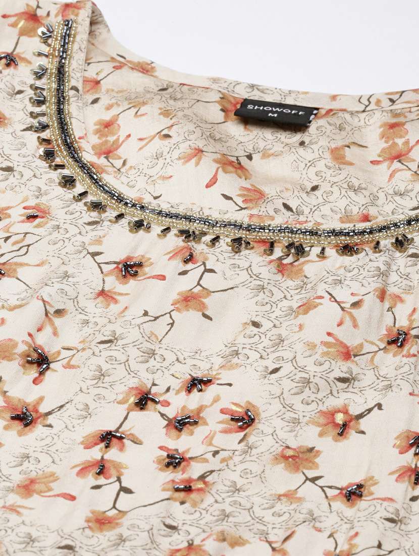 women floral kurta pant set with dupatta - 20251417 -  Standard Image - 8