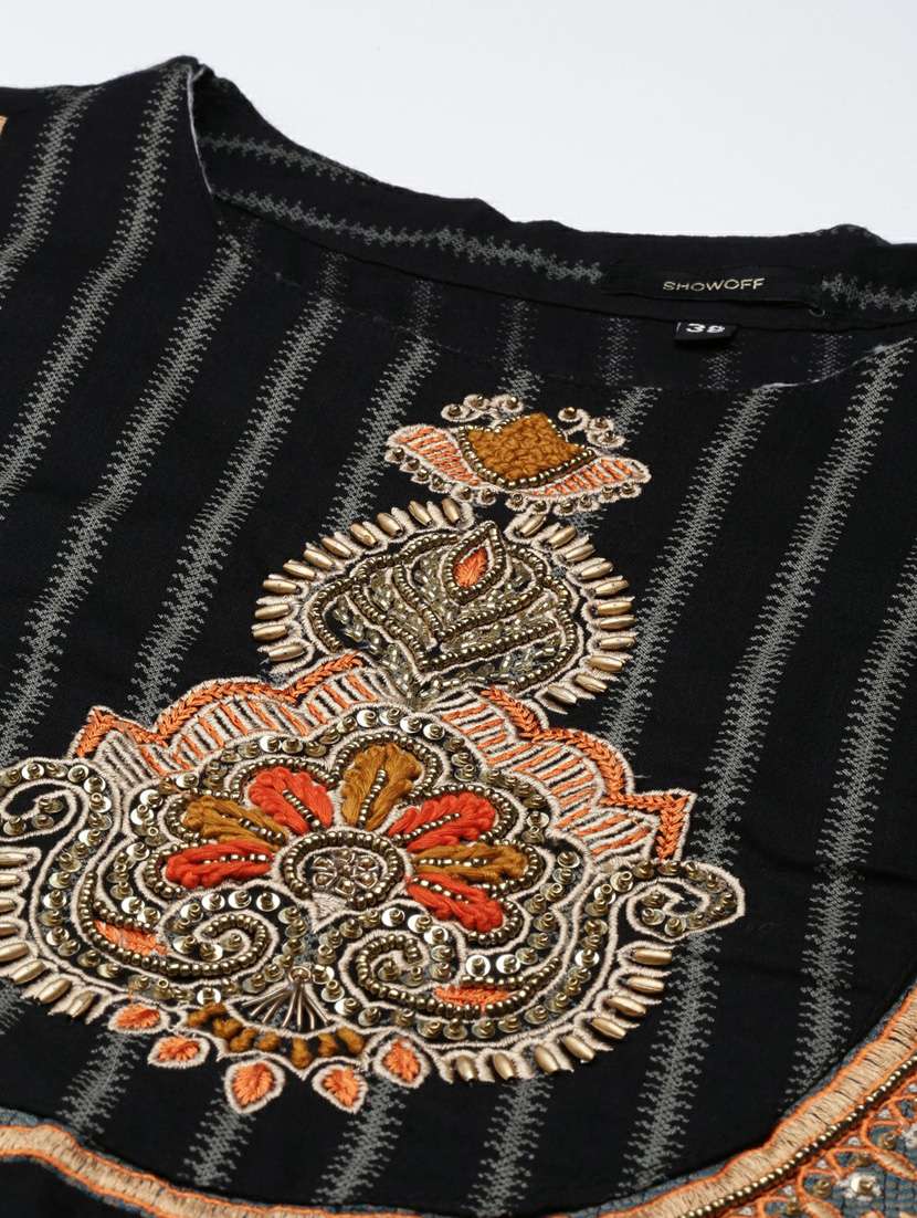 women embroidered kurta pant set with dupatta - 20251424 -  Standard Image - 8