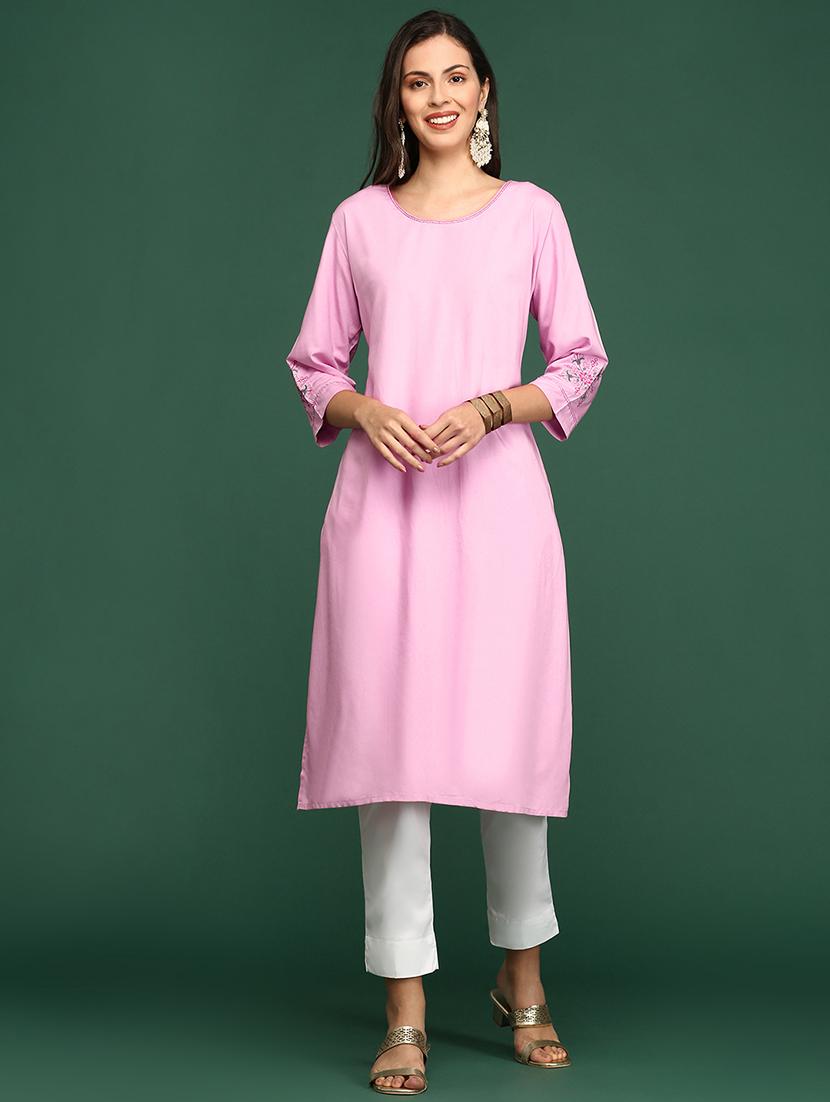 women's straight kurta - 20252294 -  Zoom Image - 0