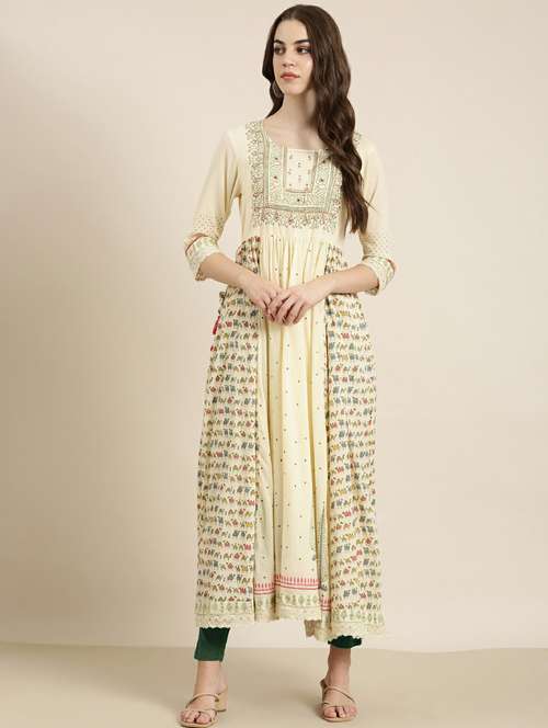 women's flared kurta - 20252328 -  Standard Image - 0