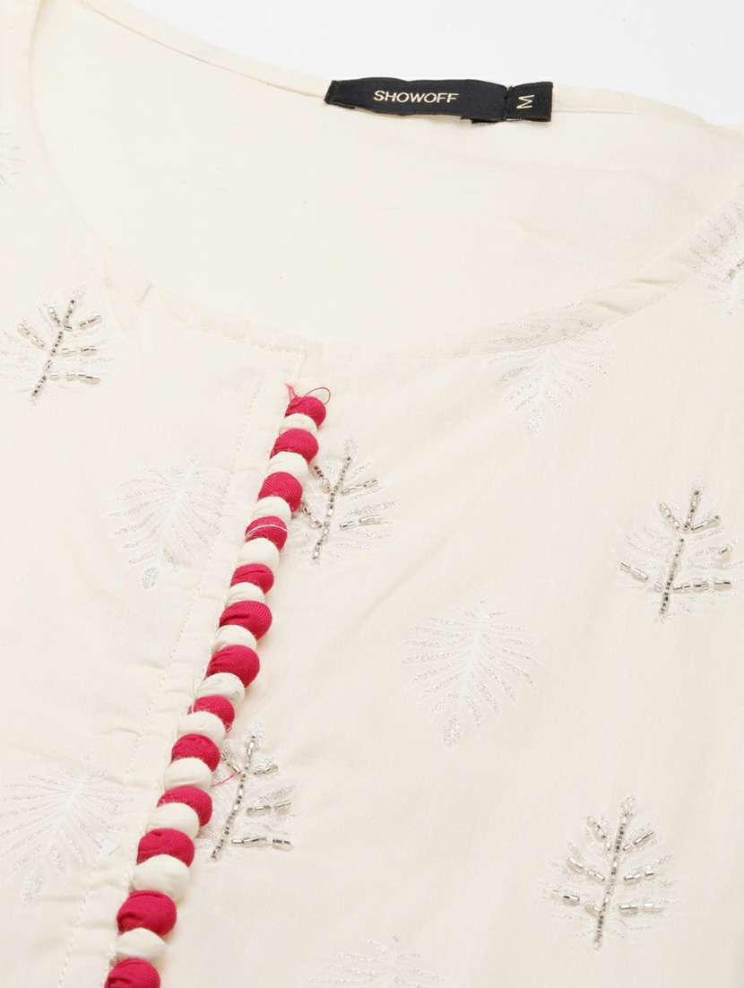 women hand block printed kurta dupatta set - 20252568 -  Standard Image - 8