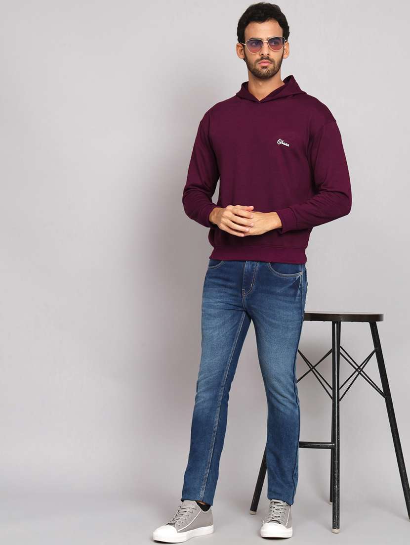 mens plain sweatshirt - 20255120 - Standard Image - 3