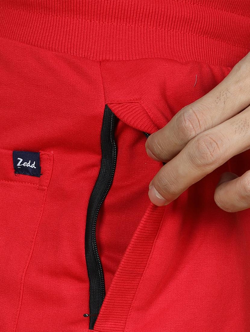 men red typography print cotton short - 20255364 - Standard Image - 5