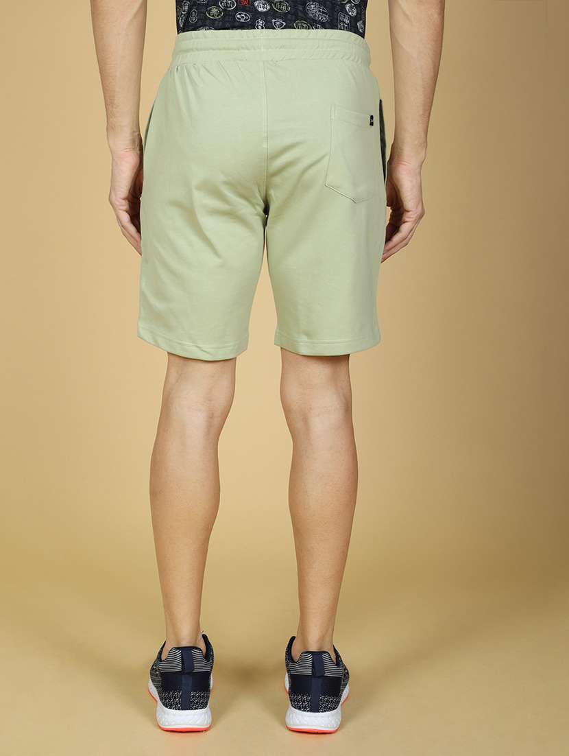 men neo mint typography print  cotton short - 20255366 -  Standard Image - 3