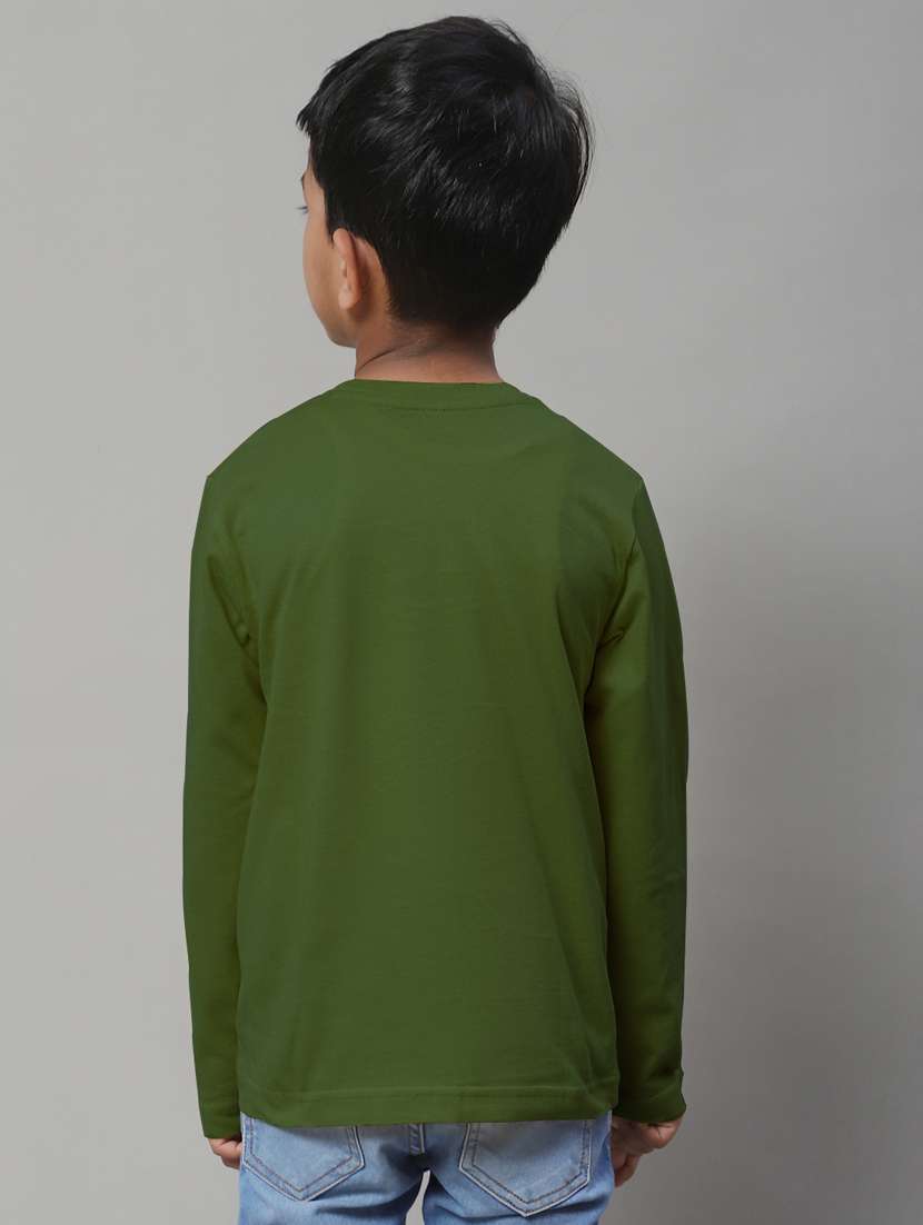 boys v-neck typographic printed t-shirt - 20257433 -  Standard Image - 3