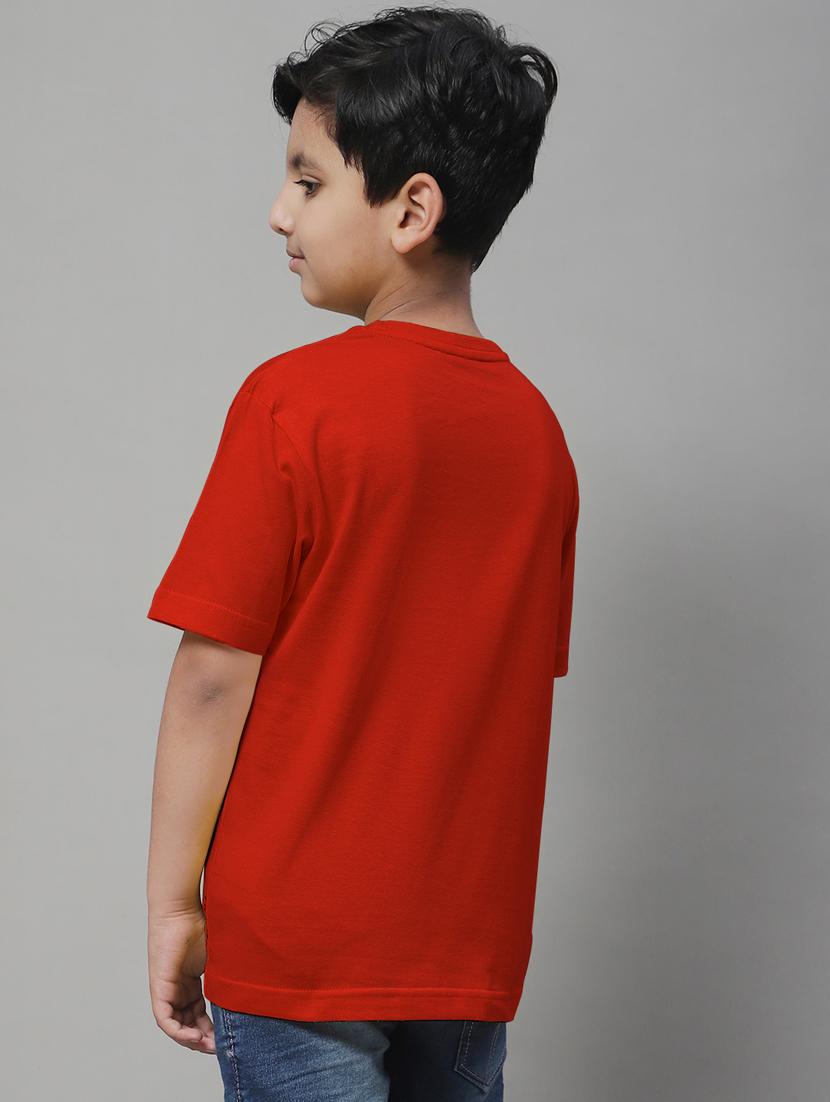 boys round neck graphic printed t-shirt - 20257680 - Standard Image - 3