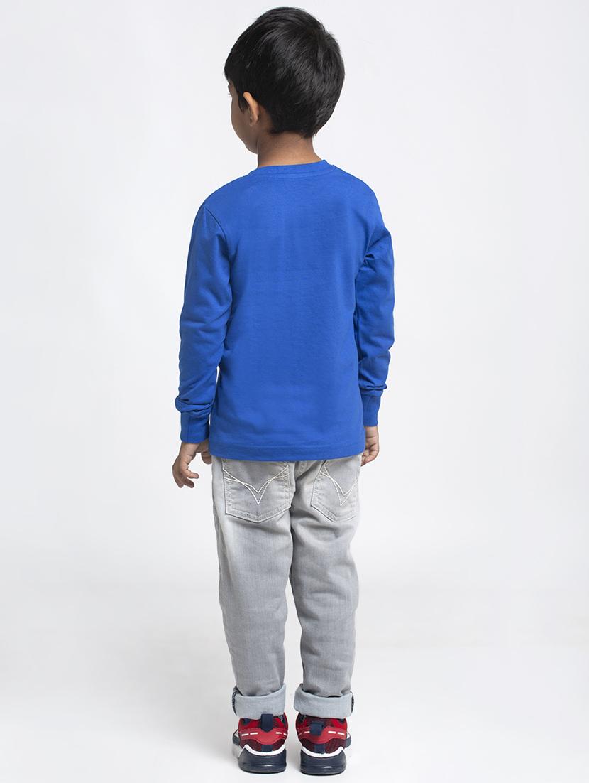 boys round neck graphic printed t-shirt - 20257733 - Standard Image - 3