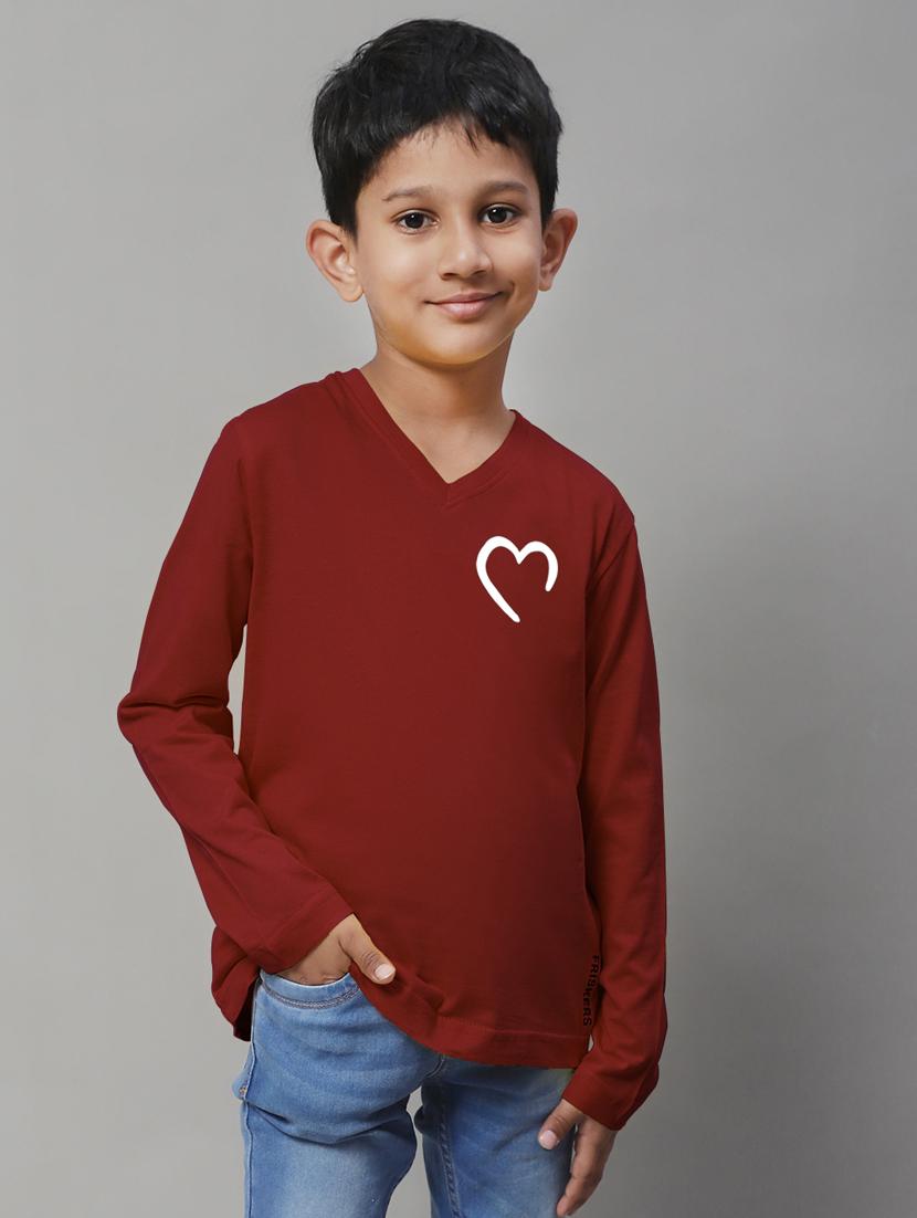 boys v-neck graphic printed t-shirt - 20257818 - Zoom Image - 0
