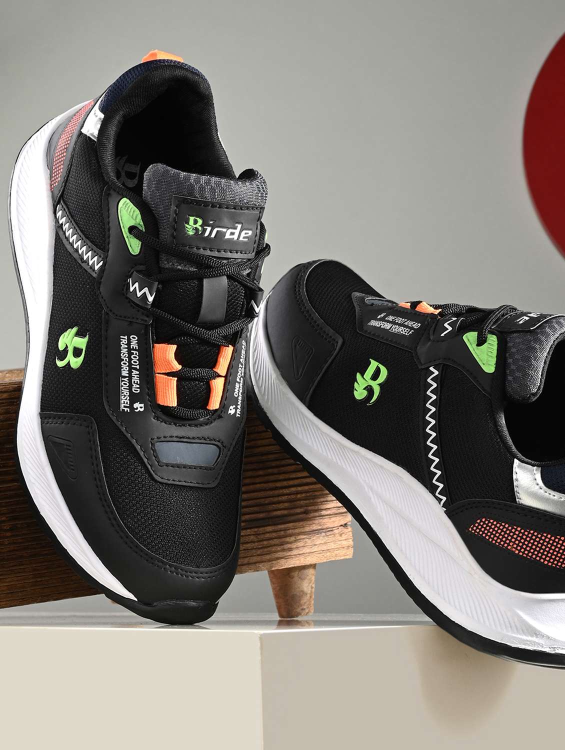 men black lace up casual shoe