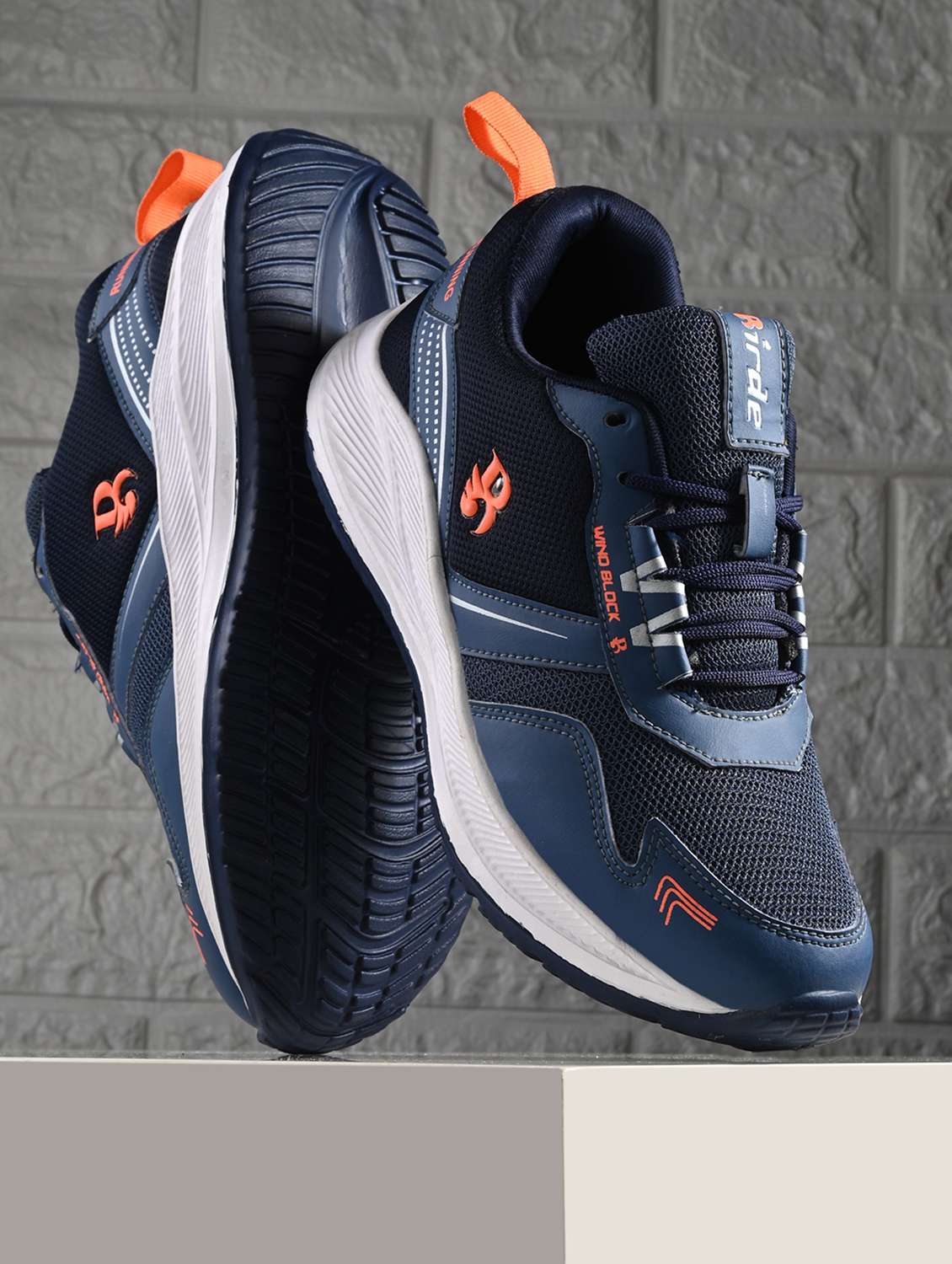 men color block lace up casual shoe