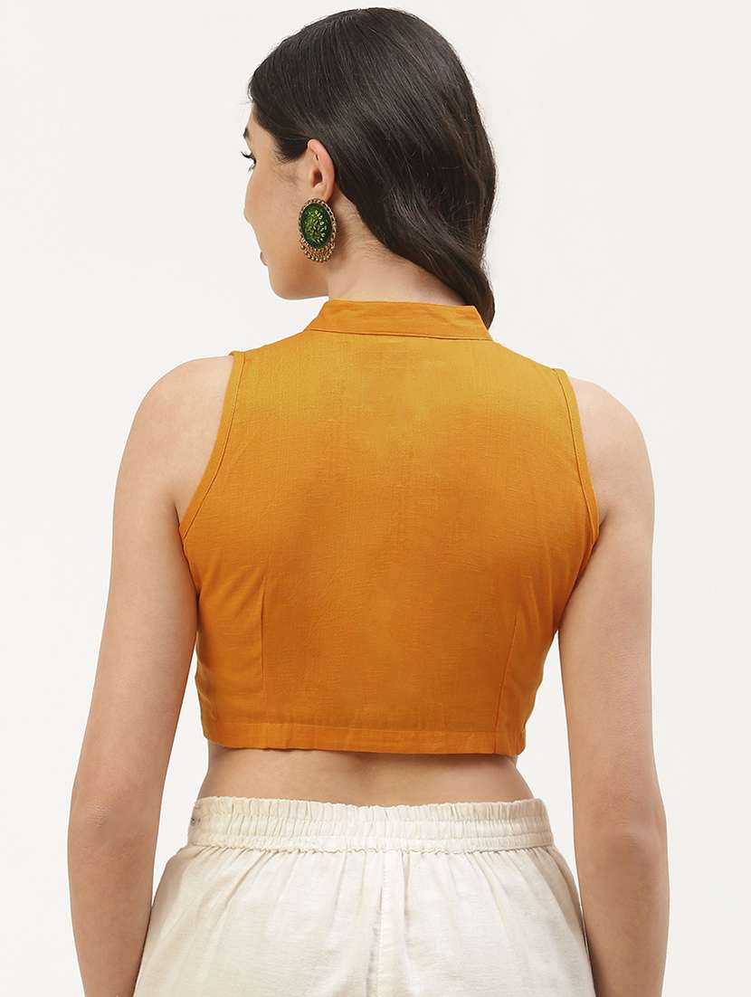 pack of 2 solid stitched blouse - 20259247 - Standard Image - 3