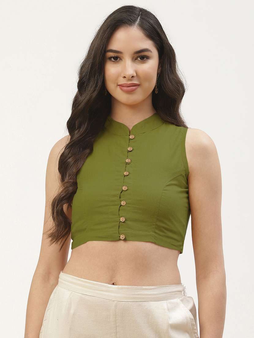 pack of 2 solid front open sleeveless blouse - 20259251 - Standard Image - 3