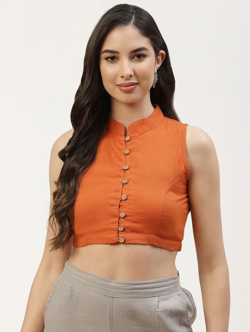 pack of 2 solid front open sleeveless blouse - 20259312 - Standard Image - 3