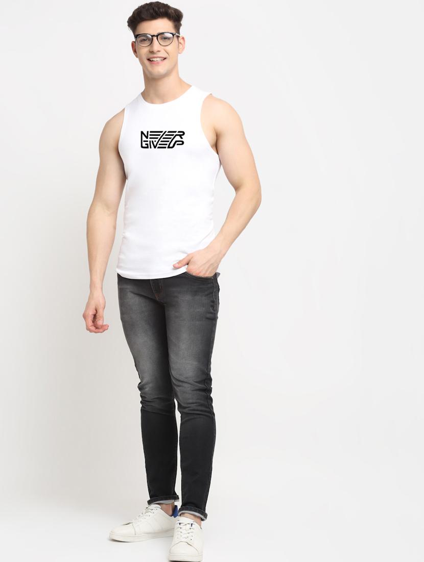 white cotton vest - 20261949 - Standard Image - 3
