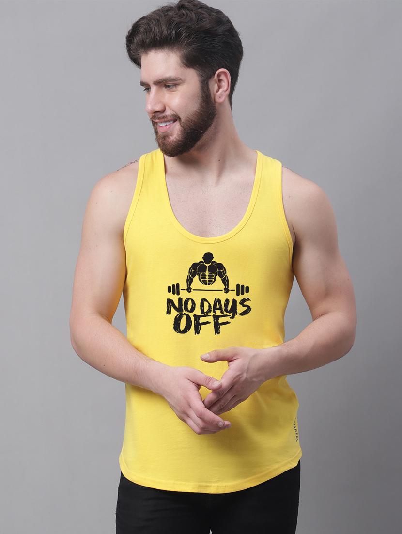 yellow cotton vest - 20261997 - Zoom Image - 0