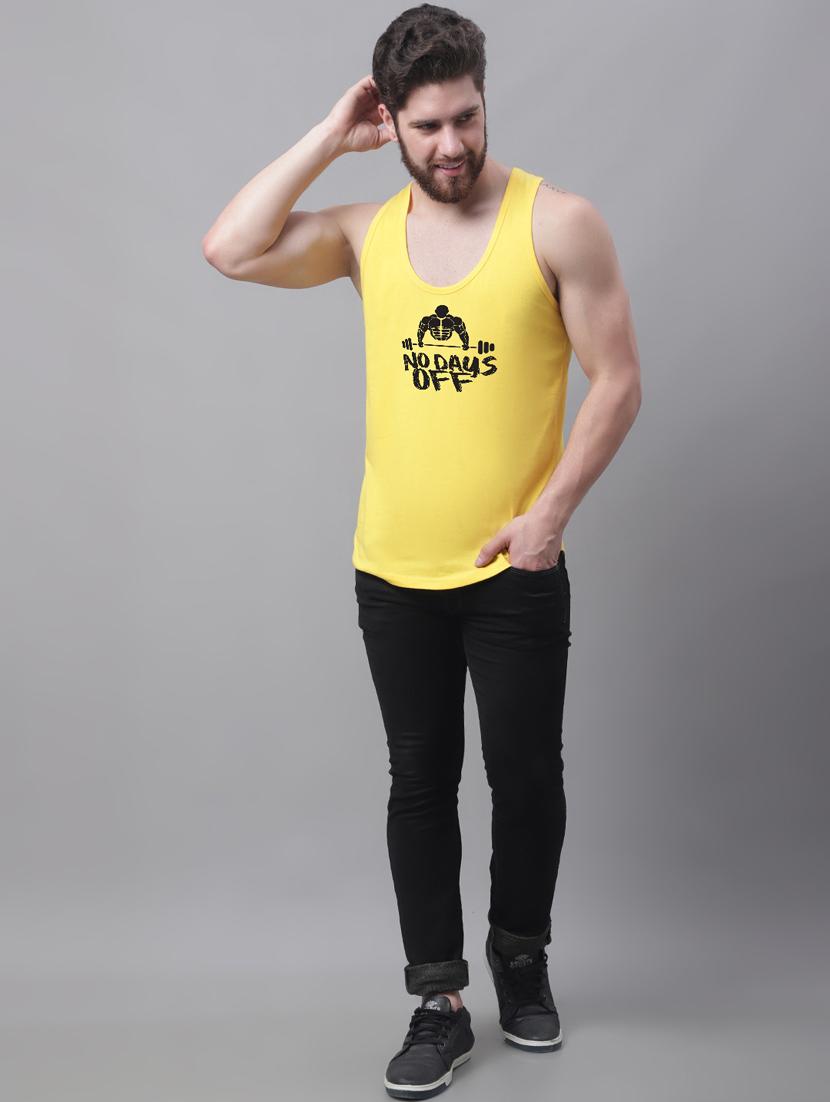 yellow cotton vest - 20261997 - Standard Image - 3