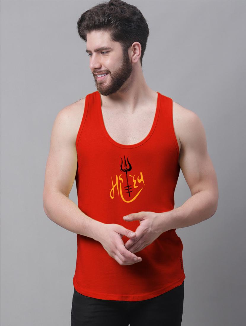red cotton vest - 20262000 - Zoom Image - 0