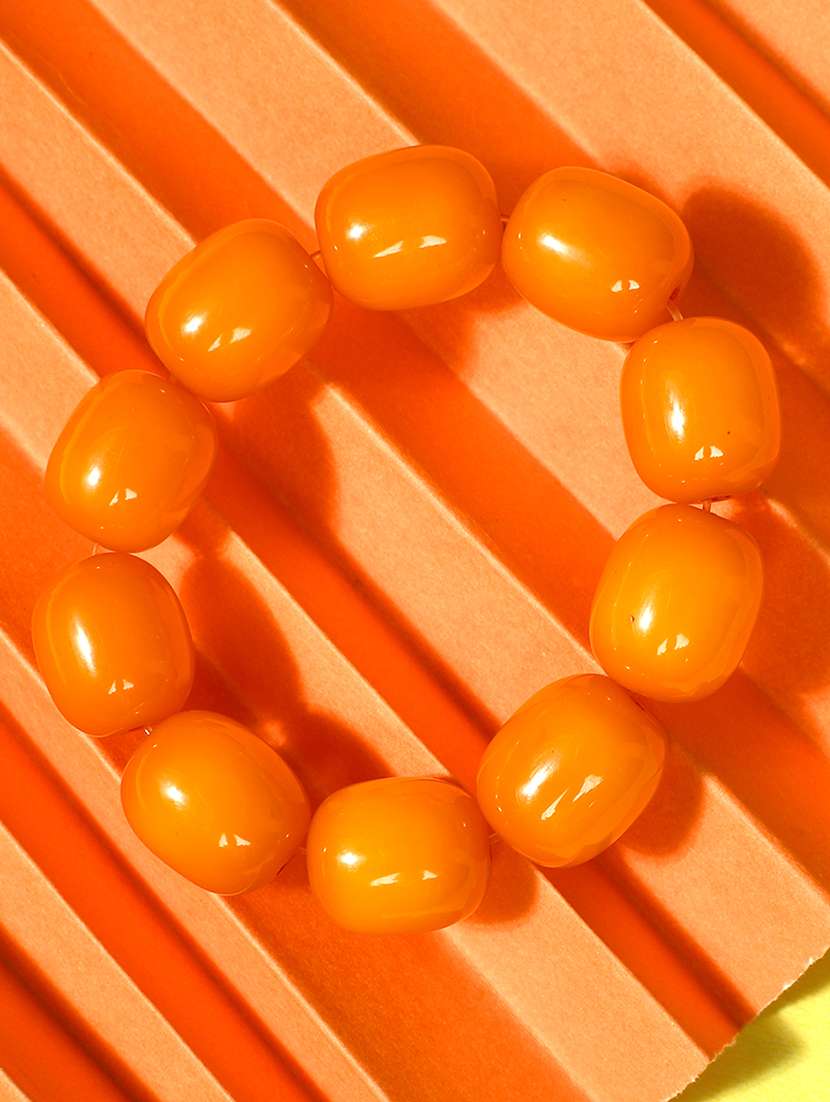 orange plastic bangle bracelets