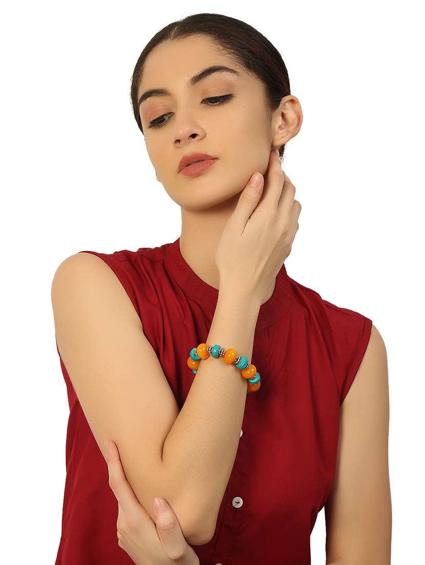 multi color plastic bangle bracelets - 20262134 -  Standard Image - 5