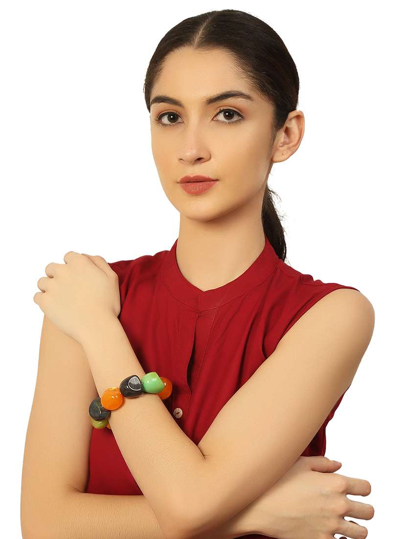 Multi Color Plastic Bangle Bracelets - 20262153 -  Standard Image - 5