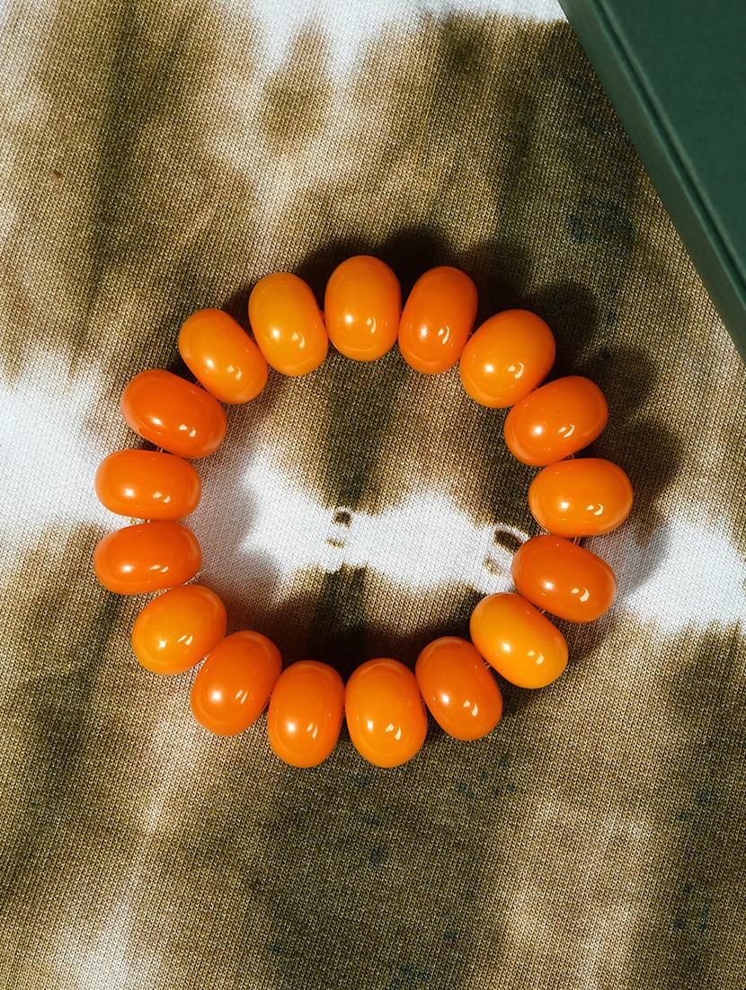 orange plastic bangle bracelets - 20262154 - Zoom Image - 0