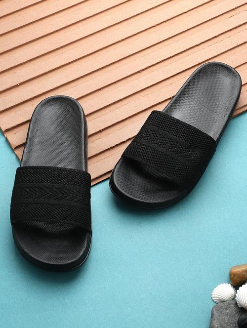 fly-arrow black flip flop for women - 20263566 - Standard Image - 0