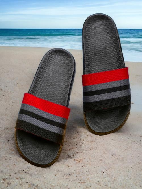 kapyansh striped slides for women - 20263598 - Standard Image - 0