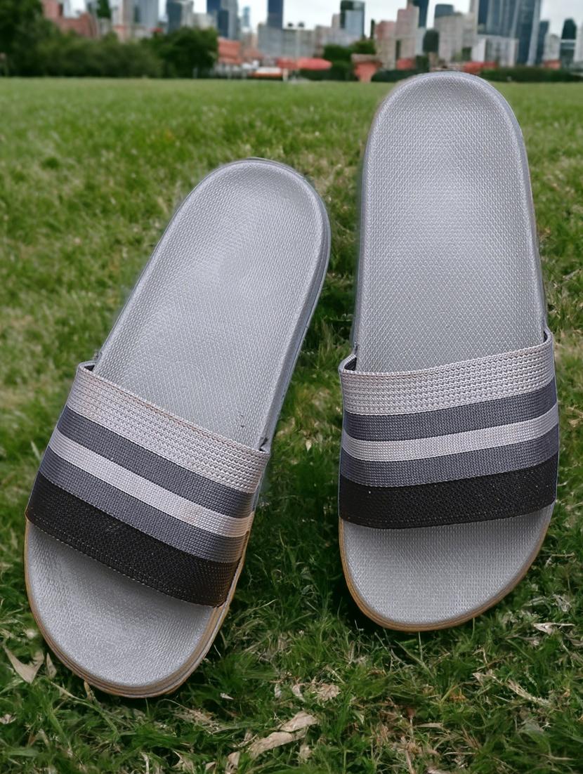 kapyansh striped slides for women - 20263599 -  Zoom Image - 0