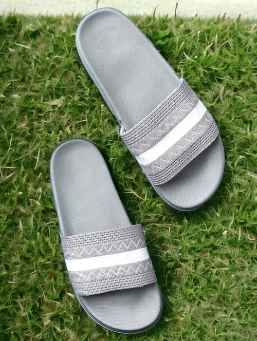 kapyansh striped slides for women - 20263605 -  Standard Image - 0
