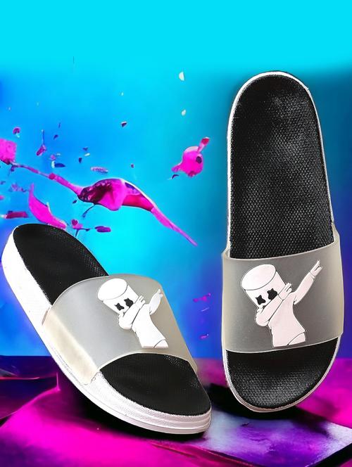 kapyansh transparent quirky slides for women - 20263635 -  Standard Image - 0