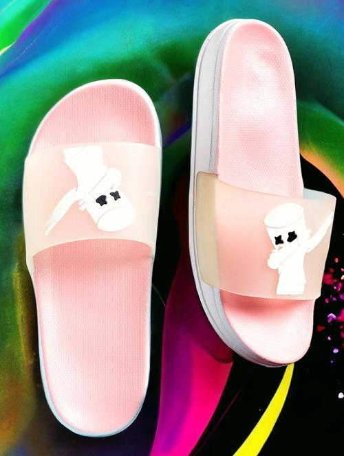 kapyansh transparent quirky slides for women - 20263637 -  Standard Image - 0
