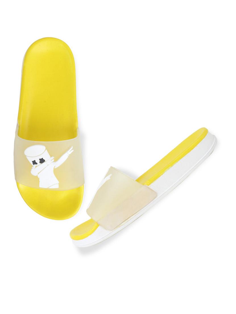 kapyansh transparent quirky slides for women - 20263639 - Standard Image - 3