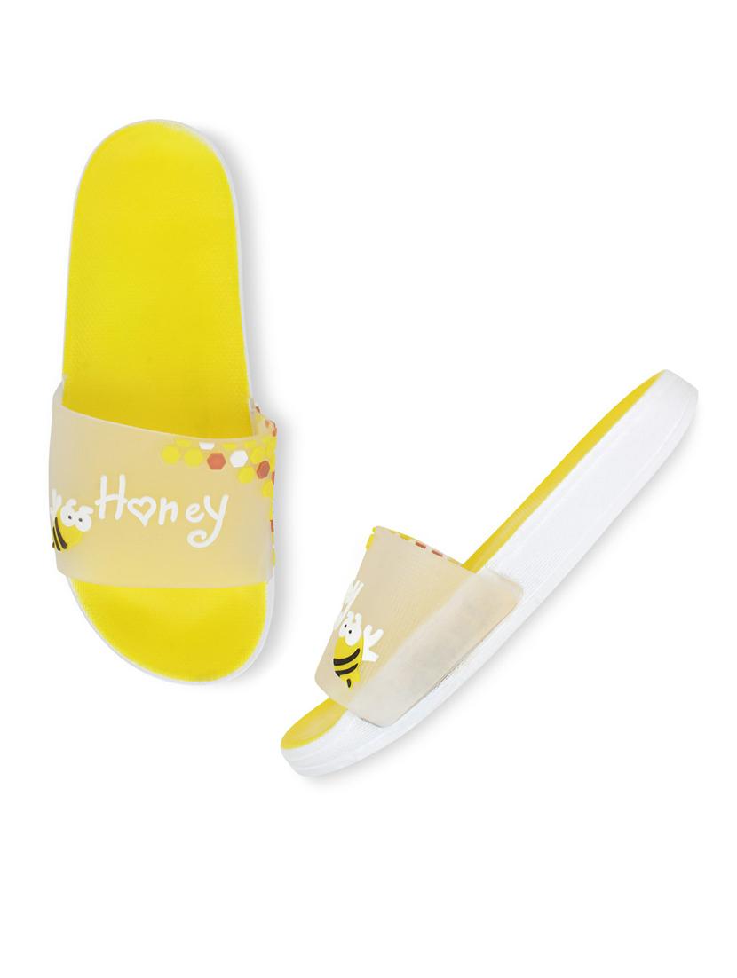 kapyansh transparent quirky slides for women - 20263668 - Standard Image - 3