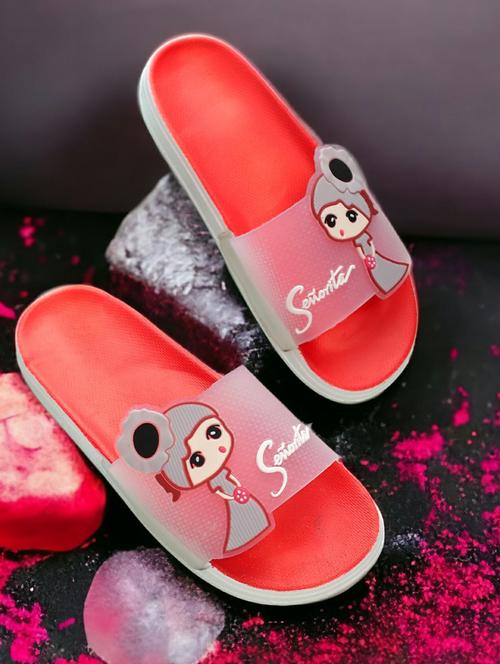 kapyansh transparent quirky slides for women - 20263691 -  Standard Image - 0