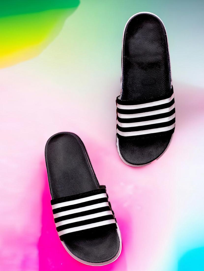 kapyansh striped slides for women - 20263712 - Zoom Image - 0
