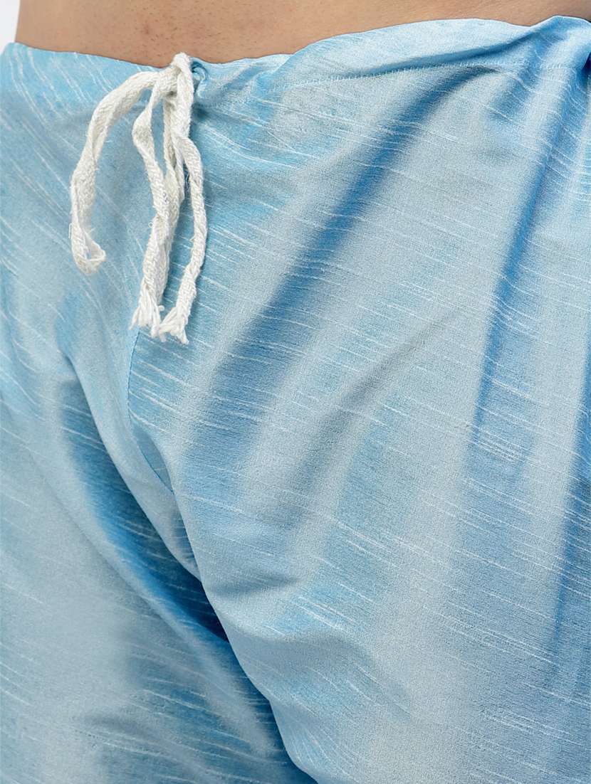 men geometric printed kurta pyjama ethnic wear set - 20265839 -  Standard Image - 5