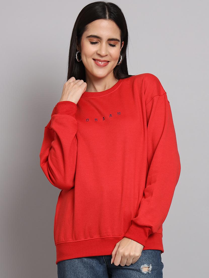 women's chest print sweatshirt - 20266255 - Zoom Image - 0