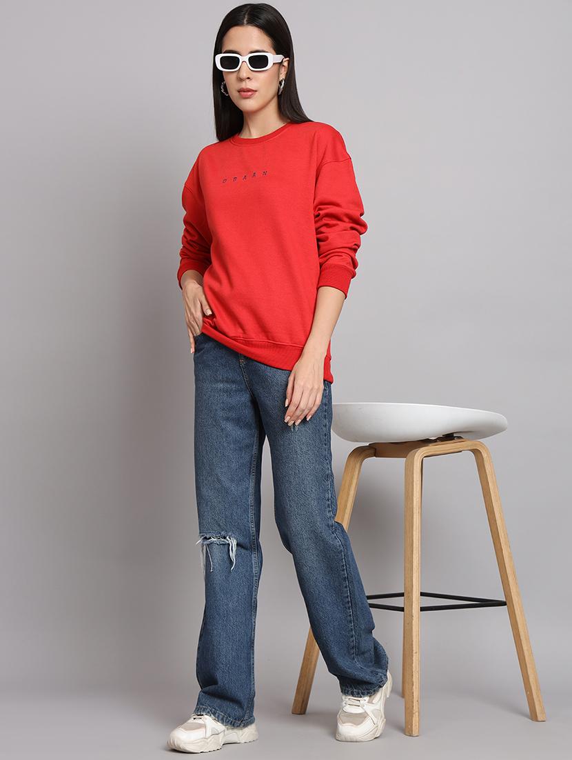 women's chest print sweatshirt - 20266255 - Standard Image - 3