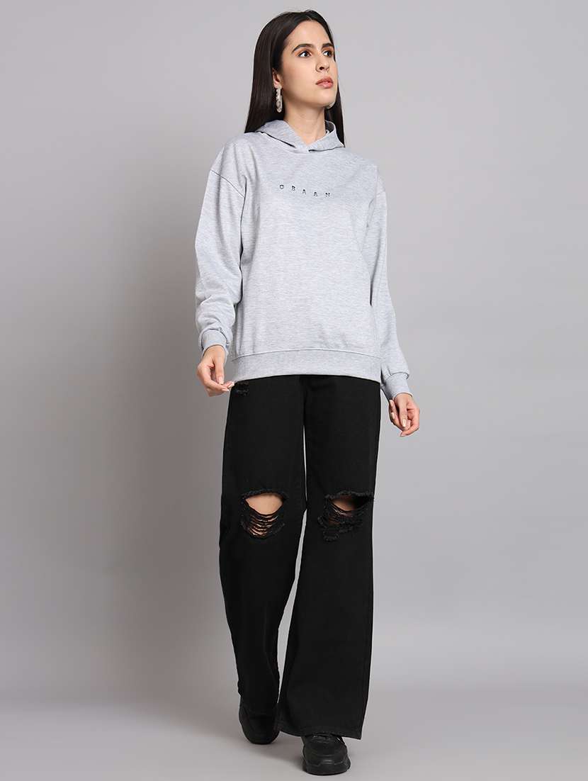 women's chest print sweatshirt - 20266259 - Standard Image - 3