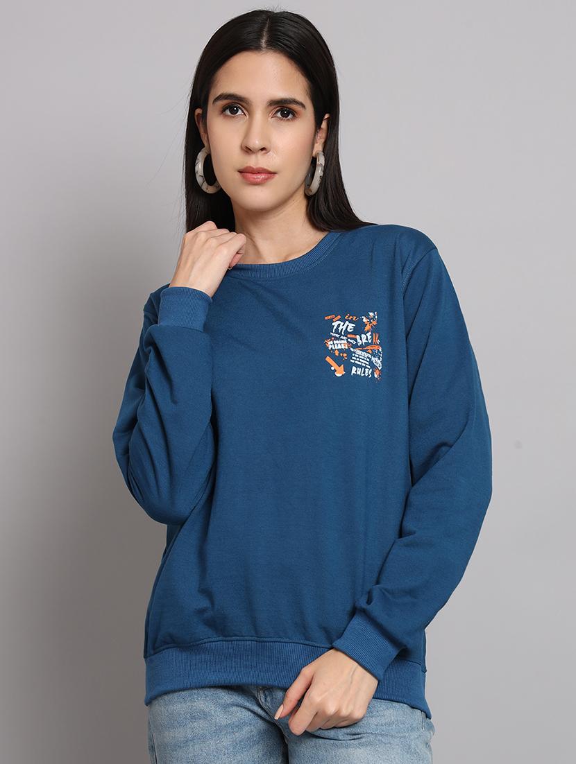 women's placement print sweatshirt