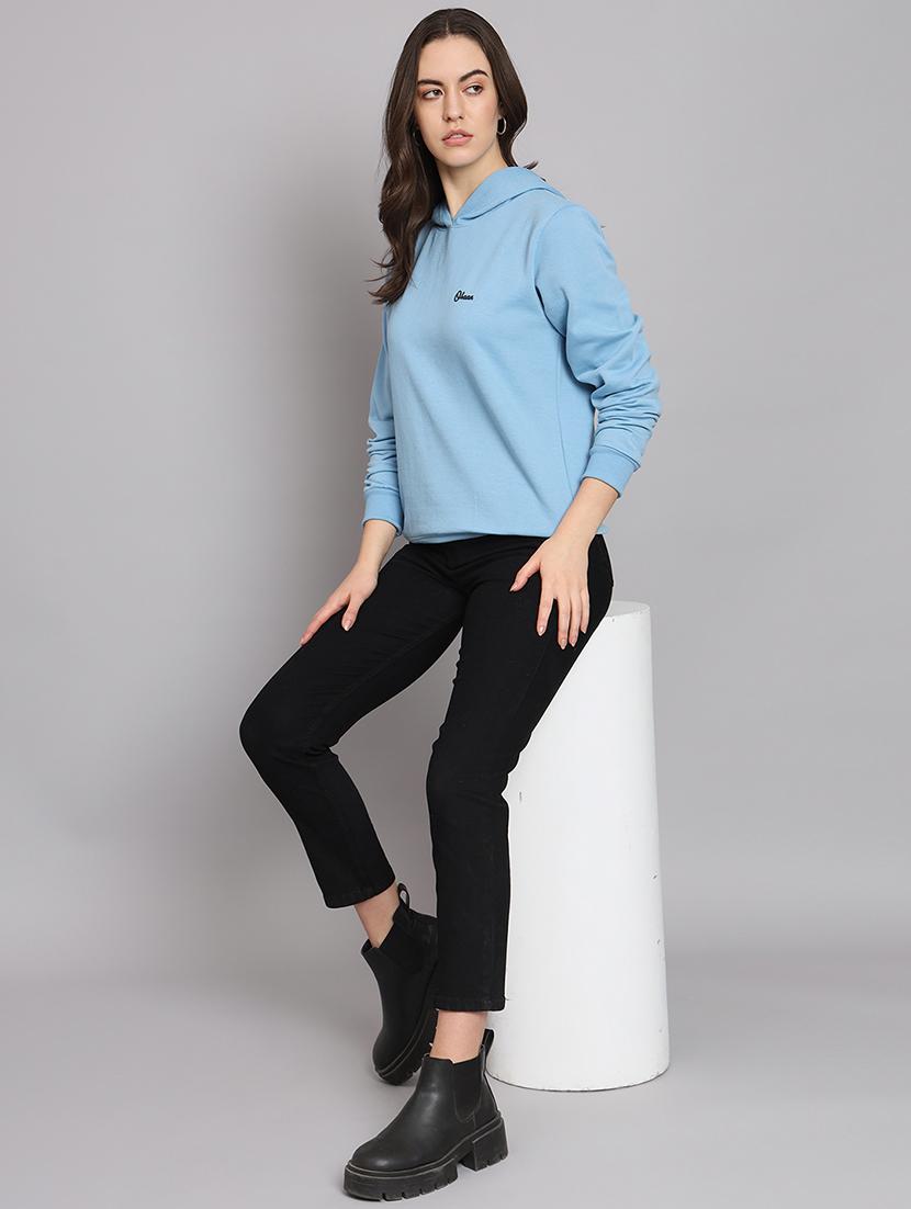 women logo print long sleeve sweatshirt - 20266611 - Standard Image - 3