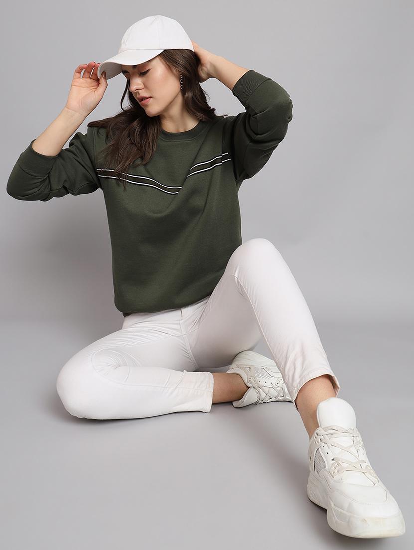 women's placement print sweatshirt - 20266615 - Standard Image - 3
