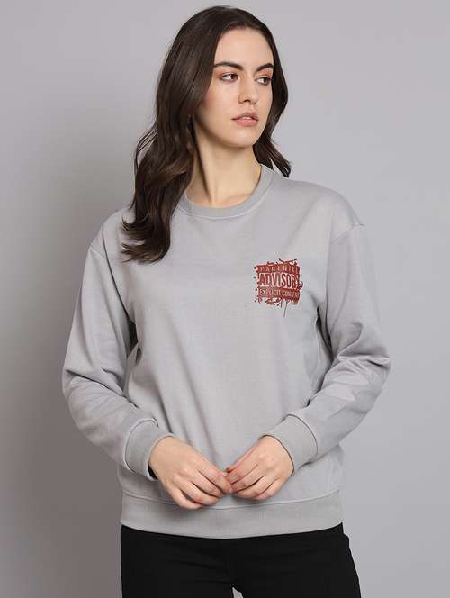 women's placement print sweatshirt - 20266621 -  Standard Image - 0