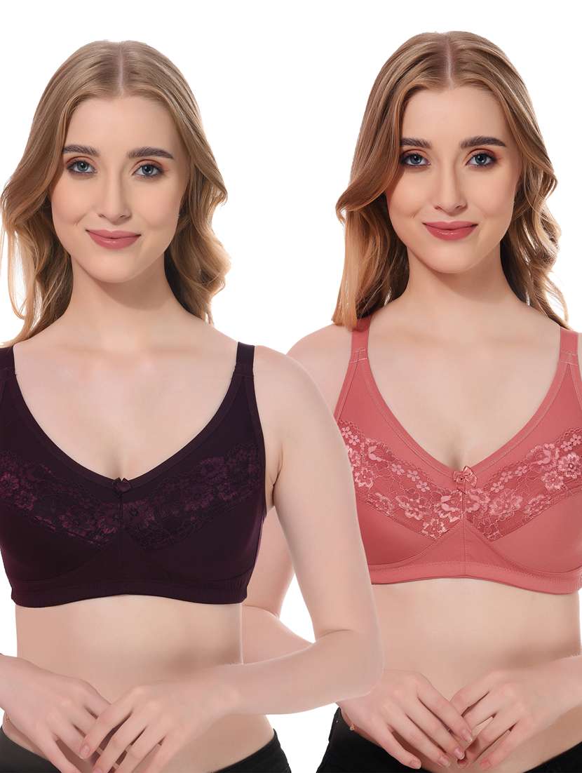 pack of 2 lycra t-shirt bra