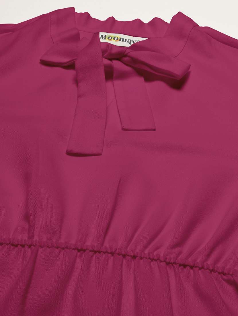 women's tiered dress solid dress - 20267511 - Standard Image - 5
