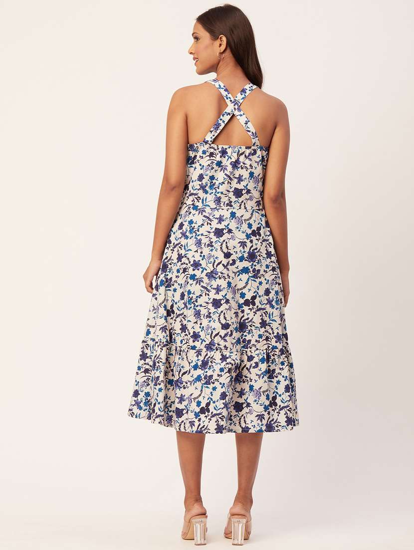 women's fit & flare floral dress - 20267525 -  Standard Image - 3