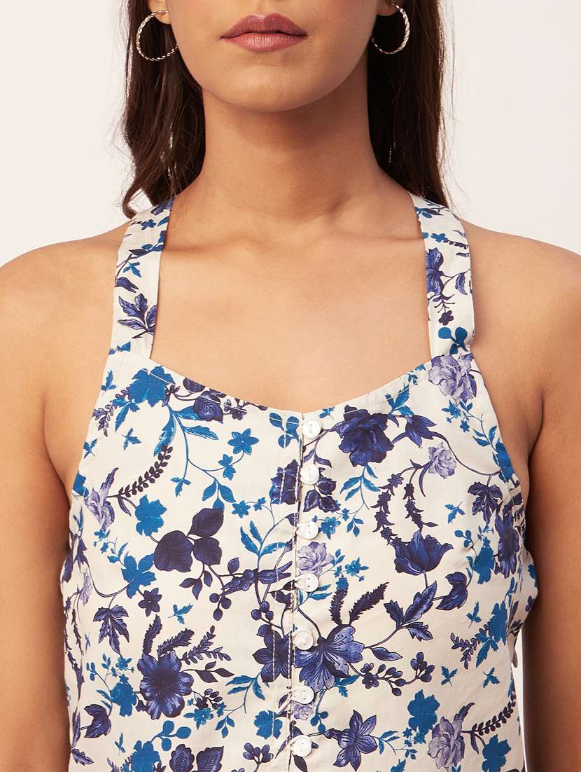 women's fit & flare floral dress - 20267525 -  Standard Image - 5